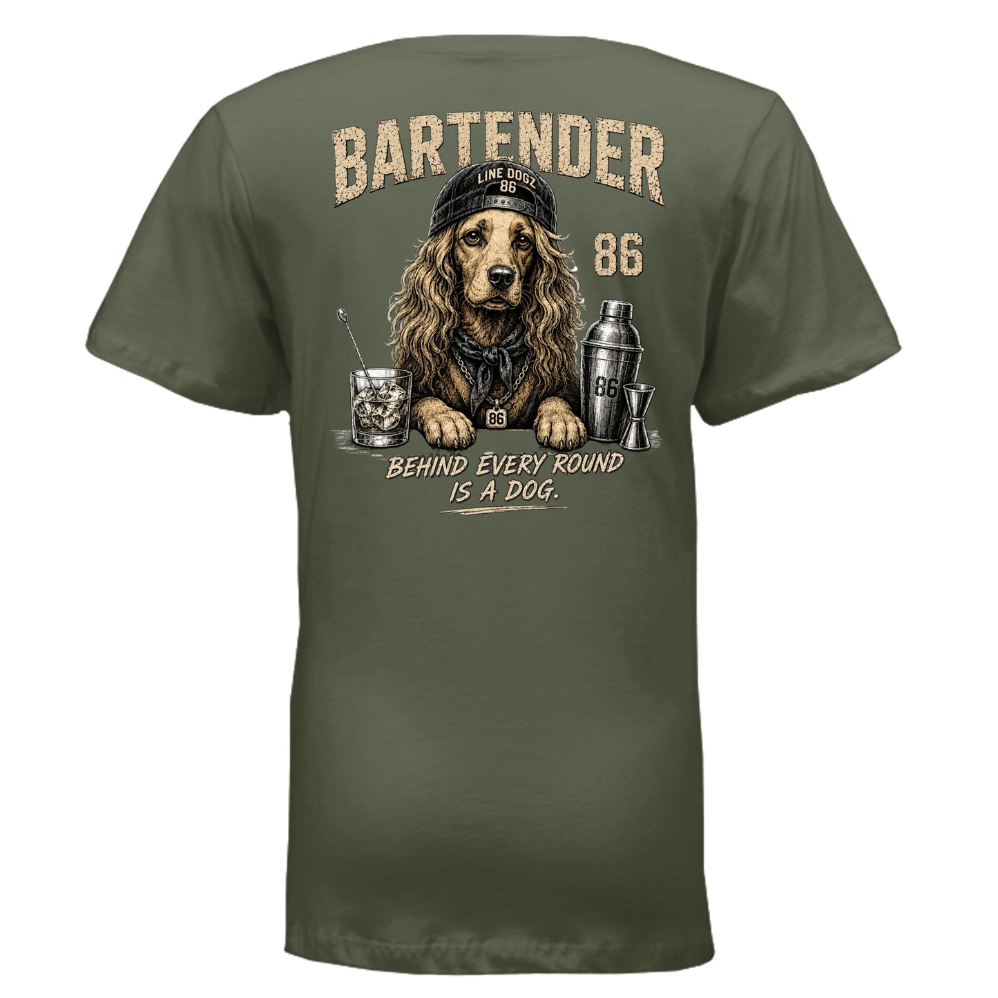 Military Green - 6405 - BACK